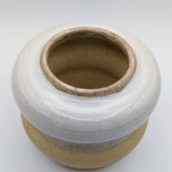 Rustic white vase